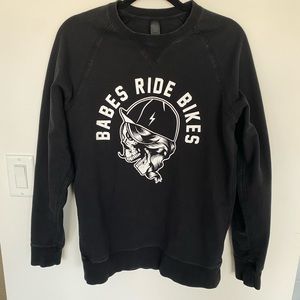 Babes Ride Bikes Crewneck Hoodie